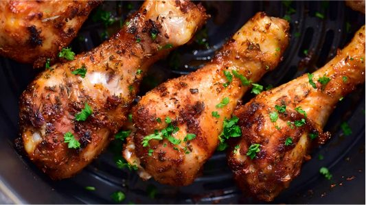 Crispy Air Fryer Chicken Drumsticks (Easy 25-Minute Recipe)
